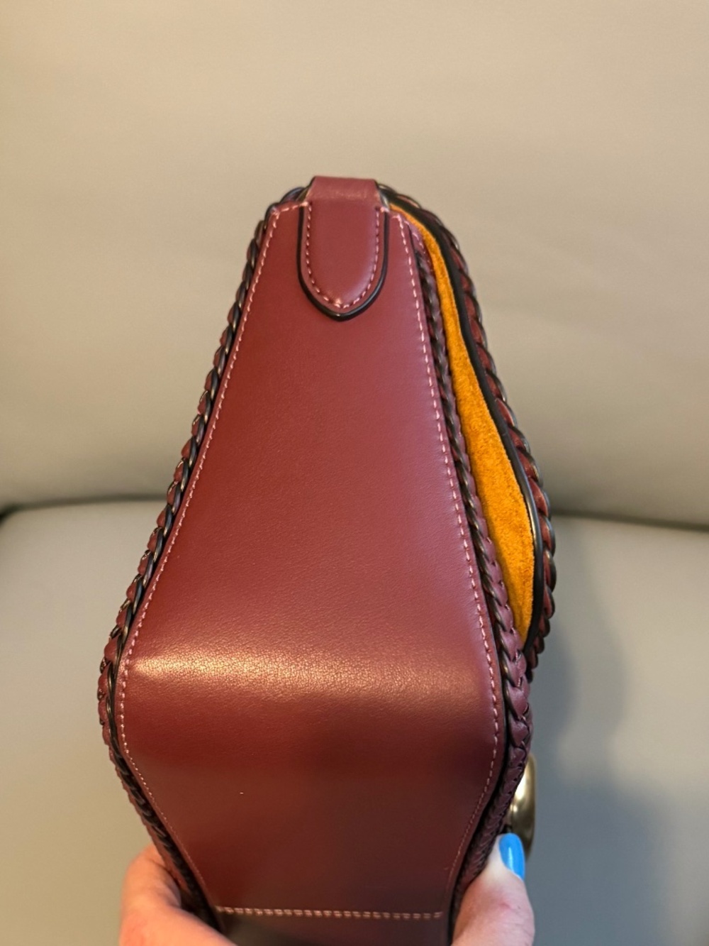 Coach Suede Soft Tabby and Wallet Braid Detail - Picture 7 of 16
